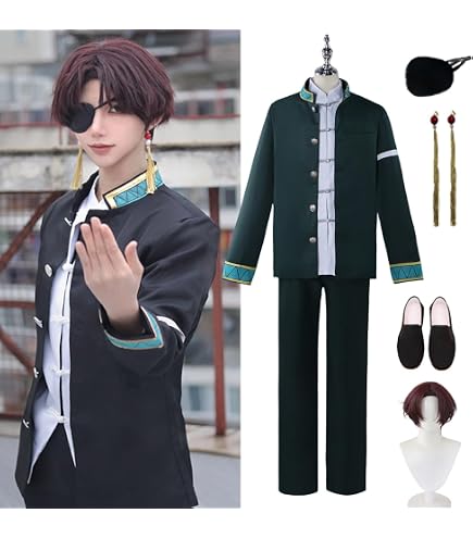 Amazon.co.jp: [HAOJEE]ウィンドブレーカー梶蓮コスプレ衣装 靴付き 蘇